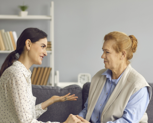 Talking with a parent about home care